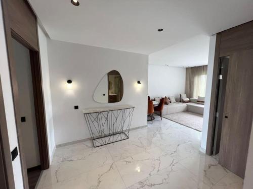 Letto o letti in una camera di Appartement vaste et lumineux, Oasis