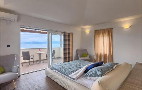 Ένα ή περισσότερα κρεβάτια σε δωμάτιο στο Villa Kvija Adria