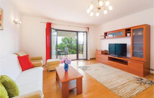 TV a/nebo společenská místnost v ubytování Pet Friendly Apartment In Pobri