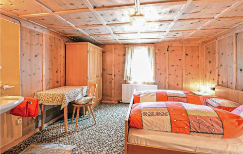Katil atau katil-katil dalam bilik di Ferienhaus Naehe Ischgl