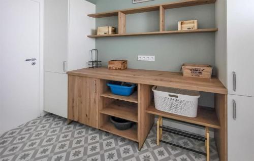 Η κουζίνα ή μικρή κουζίνα στο Stunning Home In Barbâtre