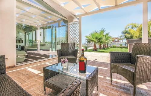 Et opholdsområde på Villa Blanca