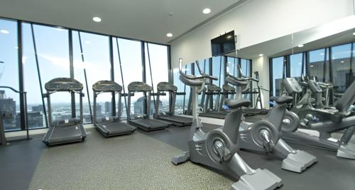 Phòng/tiện nghi tập thể dục tại Melbourne Escape
