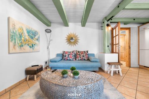 Posezení v ubytování Ferienwohnung Zur Westerweide Delve