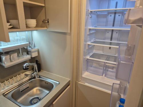Dapur atau dapur kecil di The solid residence - Elbon the stay by haeundae