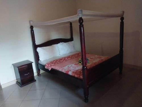 Katil atau katil-katil dalam bilik di Buladde Guest House - Abayita Ababiri