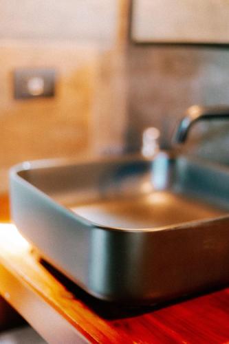 a close up of a sink on a counter at Puerta Negra in Playa Flamingo