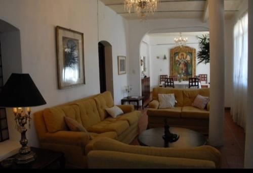 Χώρος καθιστικού στο Casa Reforma en Oaxaca, México
