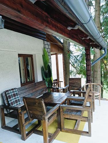 Αίθριο ή υπαίθριος χώρος στο Chalet Pia