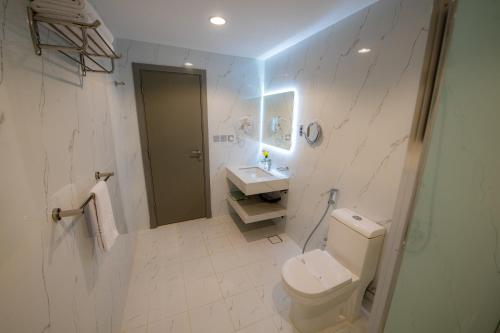 Koupelna v ubytování Neema Hotel Al Wajh