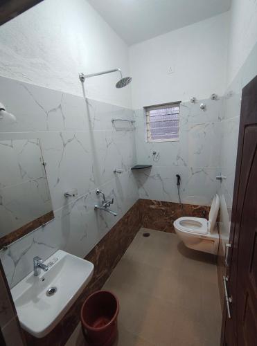 Koupelna v ubytování Coffee Street Homestay Sakleshpur