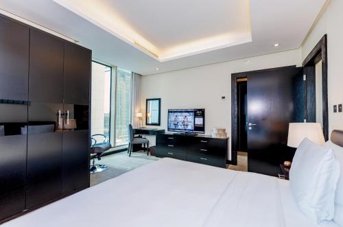 Katil atau katil-katil dalam bilik di Kempinski Residences & Suites, Doha