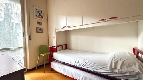 Postel nebo postele na pokoji v ubytování M282 - Marcelli, trilocale con giardino a 100mt dal mare