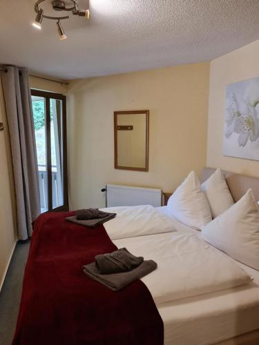 Postel nebo postele na pokoji v ubytování Apartement 12 in Kupferkanne