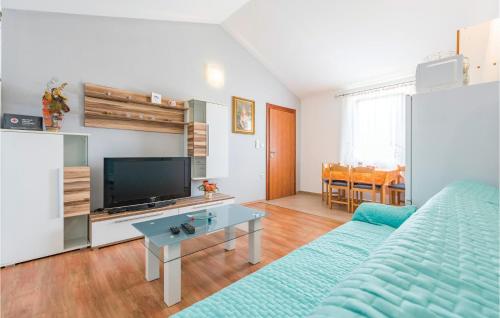 TV a/nebo společenská místnost v ubytování One-Bedroom Holiday Home In Zminj