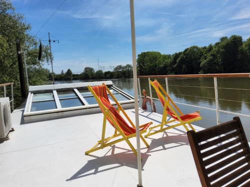Péniche sur la Seine avec terrasse 6 pers - Ja-De