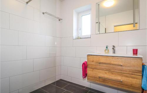 Koupelna v ubytování Hochwertige Ferienwohnung