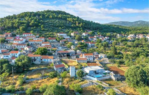 an aerial view of a small town on a hill at Stunning Home In Krusevo in Kruševo