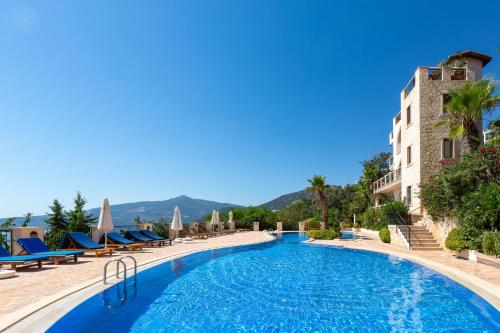 Πισίνα στο ή κοντά στο Kalkan Apartment with Bay Views