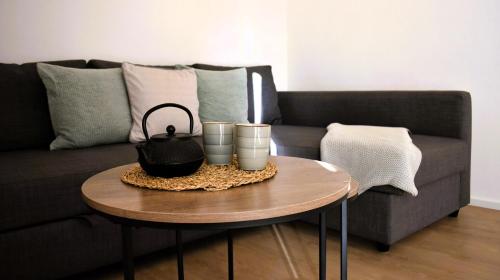 Χώρος καθιστικού στο Ferienwohnung Menter