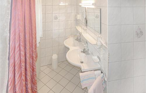Koupelna v ubytování Haus Rosenheim Ferienwohnung
