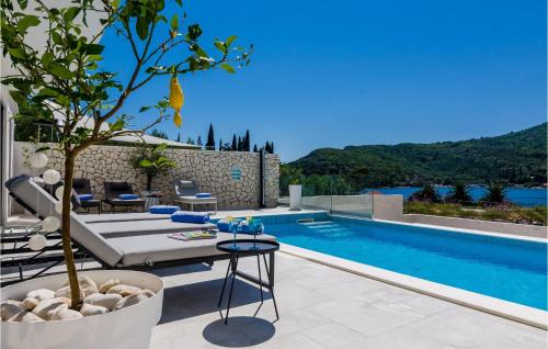 Bazén v ubytovaní Four-Bedroom Holiday Home In Zaton Mali alebo v jeho blízkosti