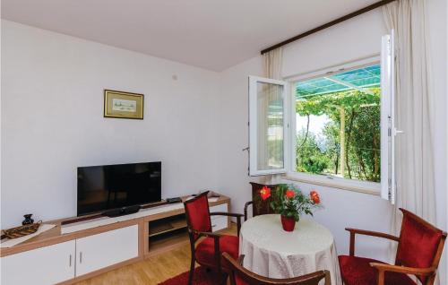 Televisyen dan/atau pusat hiburan di Apartment Senj Cr