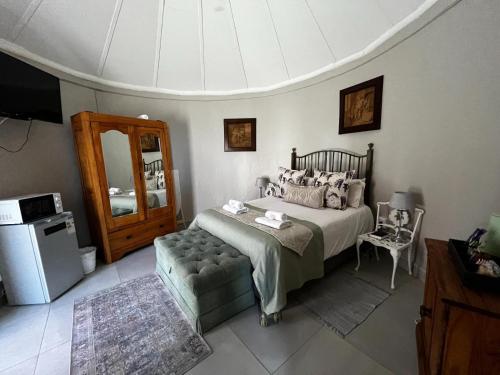 Cama o camas de una habitación en Retief Guest Farm