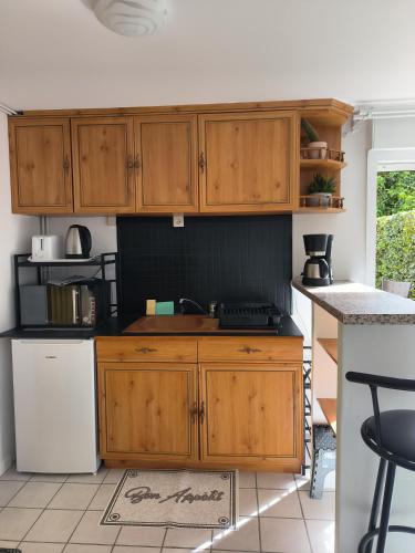 Dapur atau dapur kecil di Gîte de la Mardelle