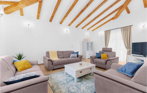 Χώρος καθιστικού στο Villa Ladora