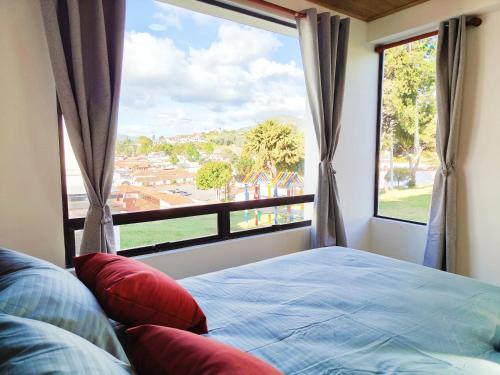 Postel nebo postele na pokoji v ubytování Apartamento 101 PuebloBlanco