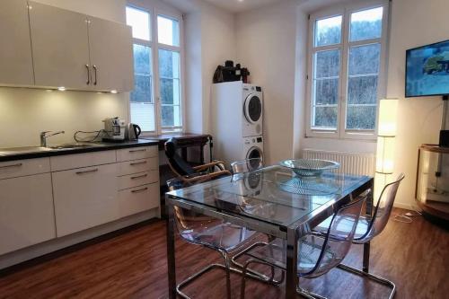 Kuchyň nebo kuchyňský kout v ubytování Exklusive Wohnung, nur 30 Minuten nach Zürich