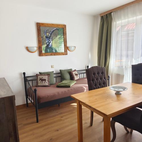 Zona de estar de Appartements Alpengarten