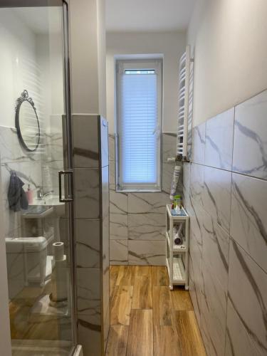 Ένα μπάνιο στο Apartament Mirka centrum