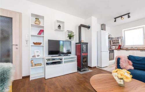 Η κουζίνα ή μικρή κουζίνα στο Three-Bedroom Holiday Home In Pakovo Selo