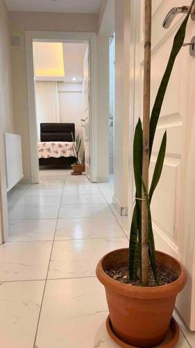 Ένα ή περισσότερα κρεβάτια σε δωμάτιο στο Pierre Luxury Flat-Heart of Antakya