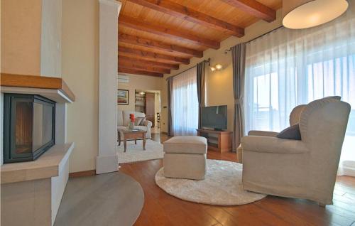 Χώρος καθιστικού στο Villa Fontanella