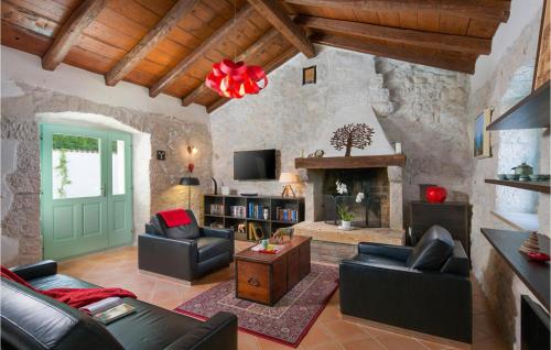 Χώρος καθιστικού στο Villa Iva