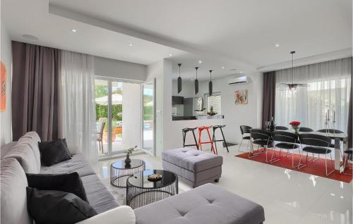 Et opholdsområde på Villa White