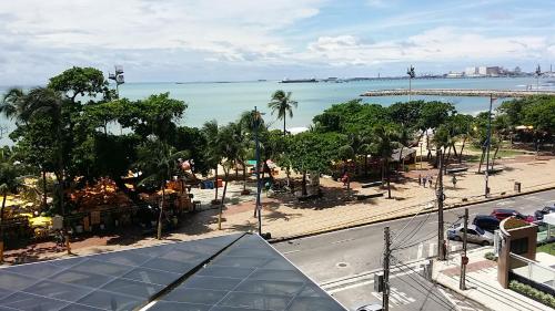 a view of a beach and the ocean from a building at Landscape Apartment TC1502 in Fortaleza