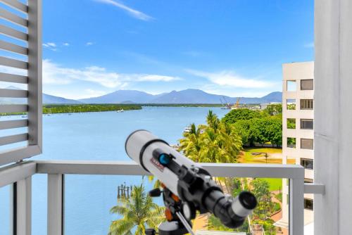 Landskap semula jadi dekat dengan apartmen