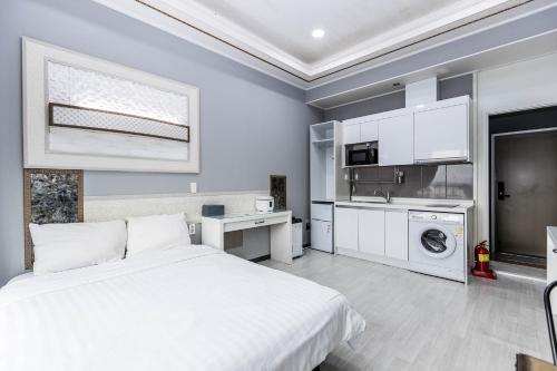 Η κουζίνα ή μικρή κουζίνα στο Mulddeule Shimpang Resort
