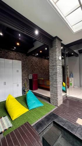 Χώρος καθιστικού στο MOOvilla 1 Seminyak, Bali
