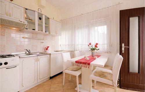 Kuchyň nebo kuchyňský kout v ubytování Cozy Apartment In Vlasici With Wifi