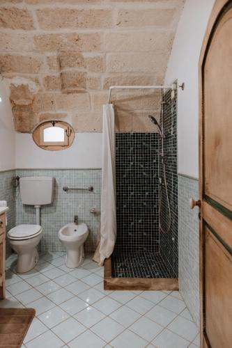Koupelna v ubytování VinTage rooms