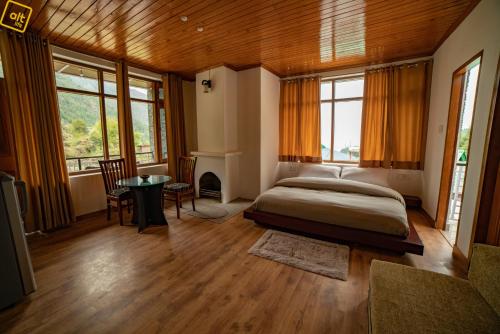 Cama o camas de una habitación en Alt Life - Dharamkot (Mcleodganj)