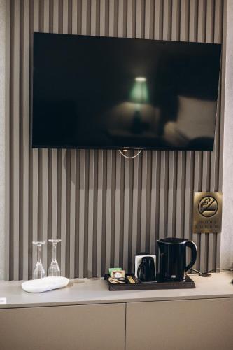 Полінарія Козятинにあるテレビまたはエンターテインメントセンター