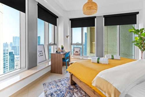 Stylish 1BR with Iconic Burj and Fountain Views, Free Luxury Airport Pick Up Service photo 2