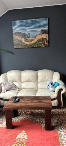 Гостиная зона в Apartament w Komornikach