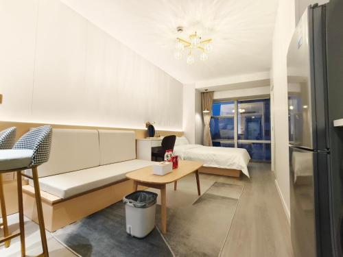 Posezení v ubytování 彩虹小居陆家嘴店